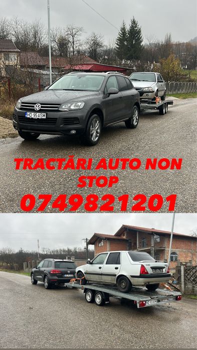 Tractări auto non stop platforma auto Deva Autostrada A1 Cosava Dobra