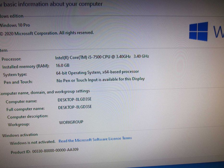 Геймърски  i5-7500, 16GB, с ASUS GTX1070 8GB , 120GB  SSD,  500GB HDD