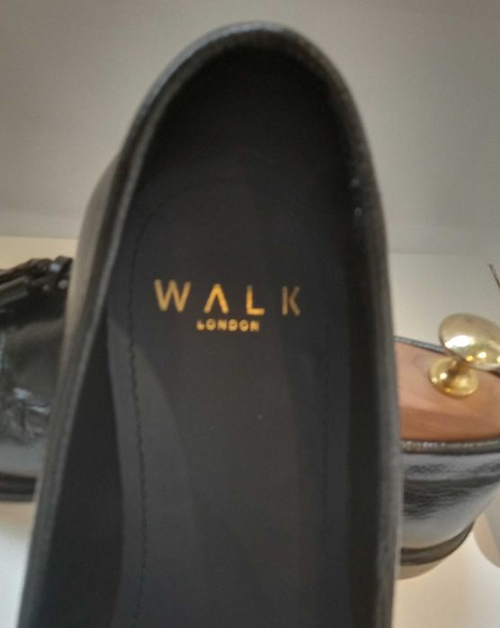 Pantofi loafer 43 tassel premium Walk London NOI piele naturala moale