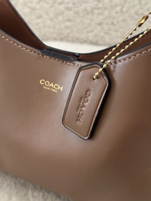 НЕВЕРОЯТНА! чанта Coach кафява