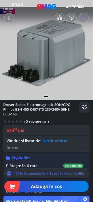 Droser philips BSN 400L 407-ITS  — nou