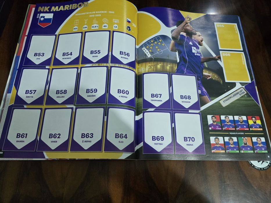 Album gol,nelipit,Panini FIFA 365 2026,varianta din Serbia,35 lei