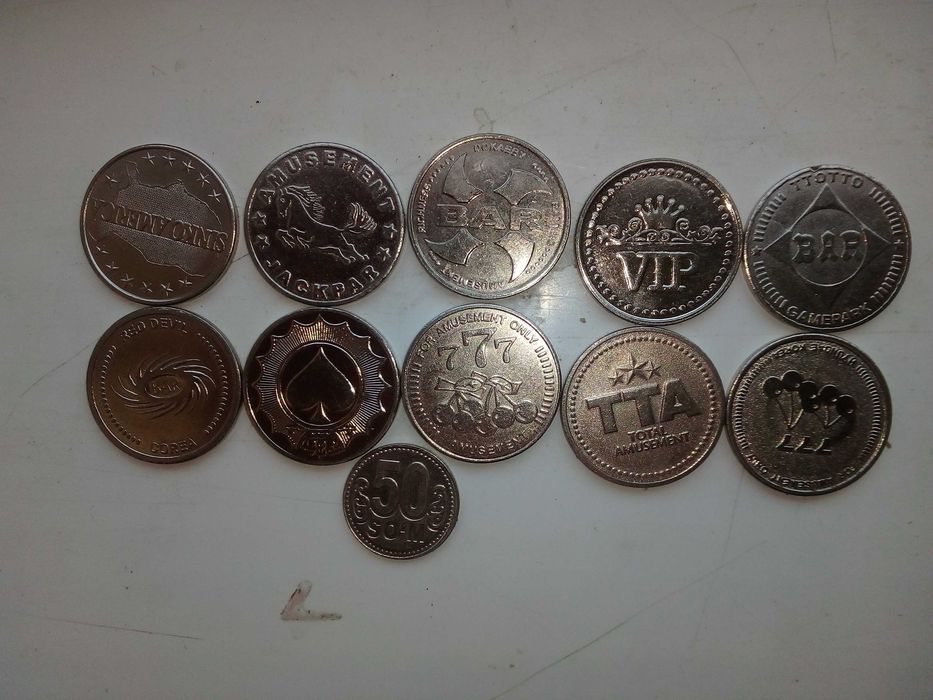 внимание-Жетоны с казино