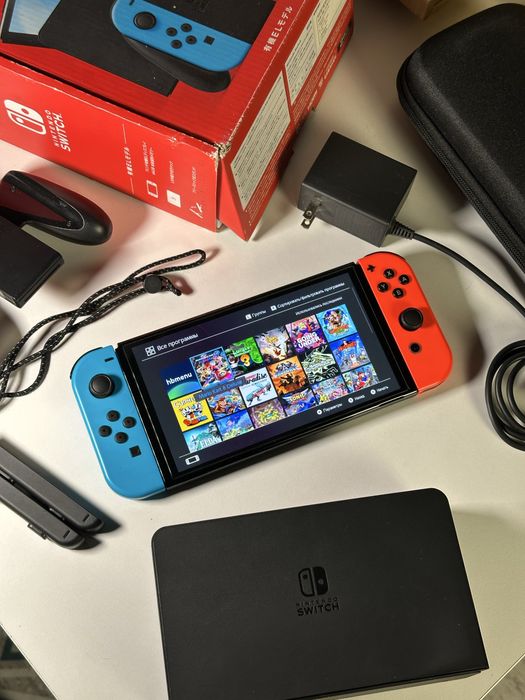 Прошитый nintendo switch oled