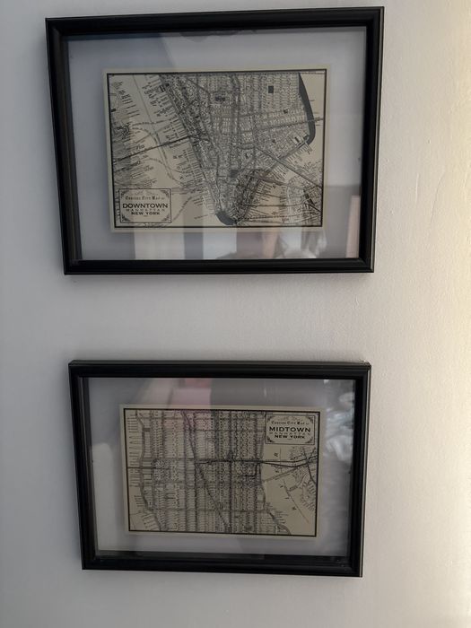 Set 2 tablouri New york, 35x40cm