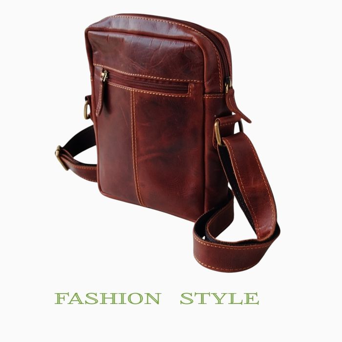 Мъжка чанта от естествена кожа