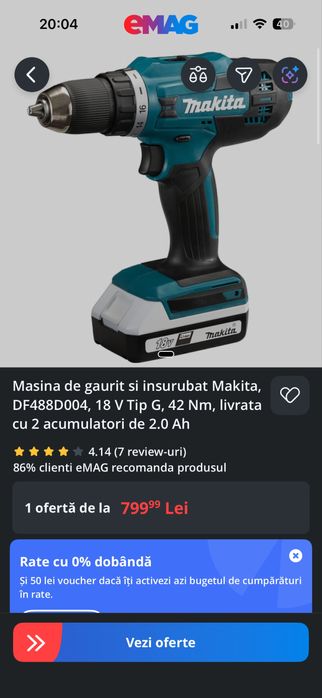 Bormasina Makita DF488D004