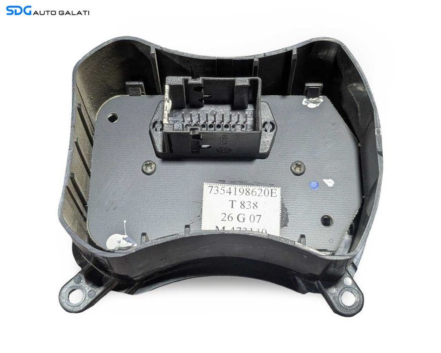 Panou Buton Butoane Avarii Proiectoare Ceata si Dezaburire Luneta Fiat Doblo 2002 - 2008 Cod 7354198620E [LR4457]