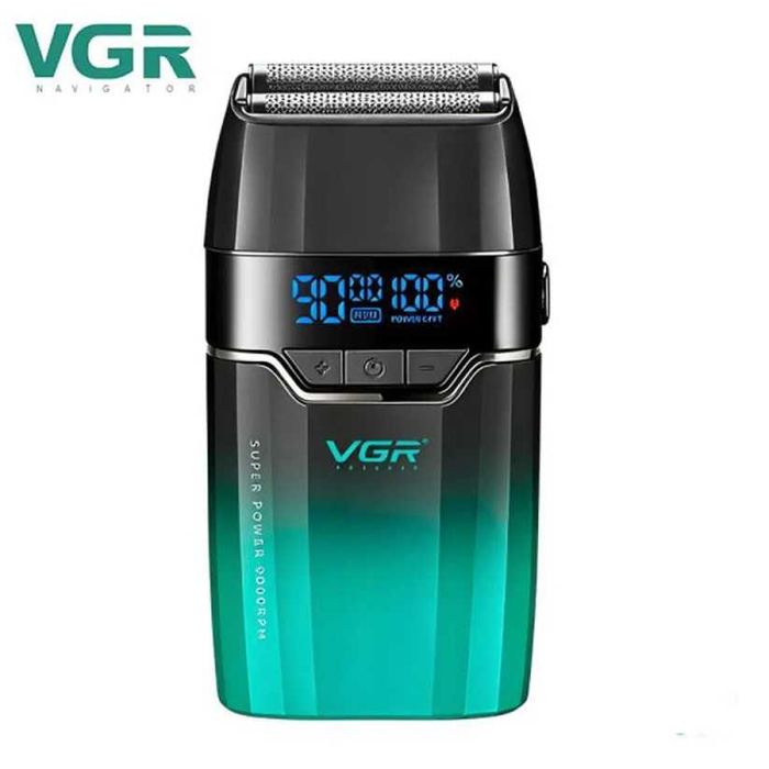 Професионален Метален Шейвър VGR V-308 – 9000 RPM, LED Дисплей (НОВ)