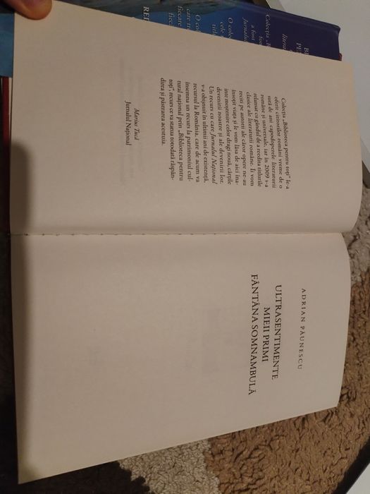 Ultra sentimente Mieii Primi Fântână Somnambula Adrian Păunescu