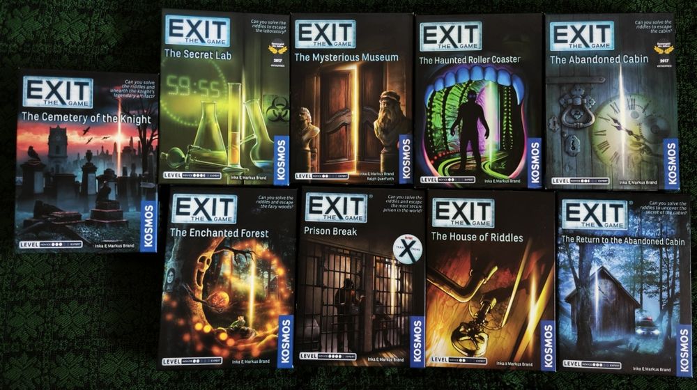 Настолни игри и пъзели EXIT