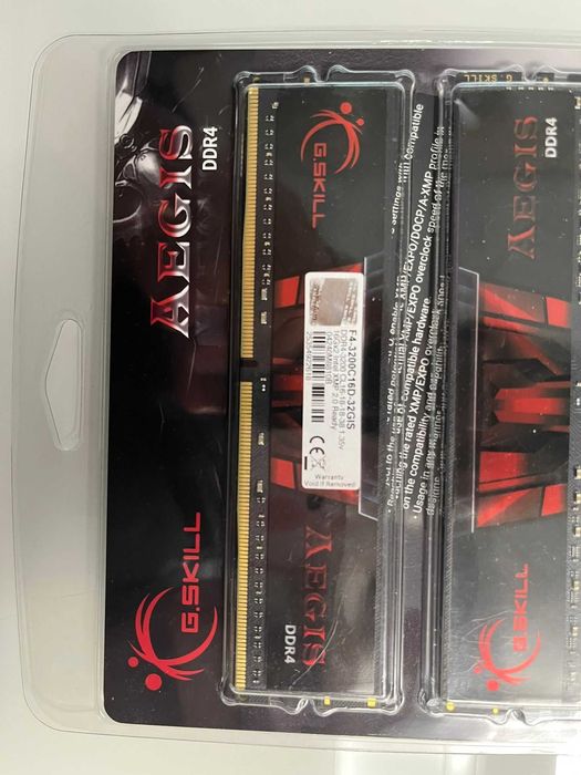 G.SKILL Aegis 32GB (2x16GB) DDR4 3200MHz като ново