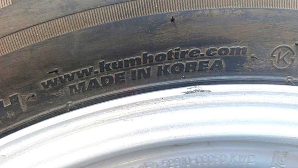 Продаётся колесо (покрышка,камера,диск) KUMHO/