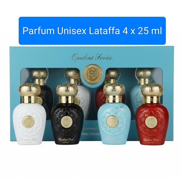 Colecția Lataffa Opulent 4 x 25ml , Parfum arabesc unisex ideal cadou