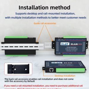 ZLAN5G12H – 16-портов RS485 сериен сървър, TCP/IP gateway, индустриале