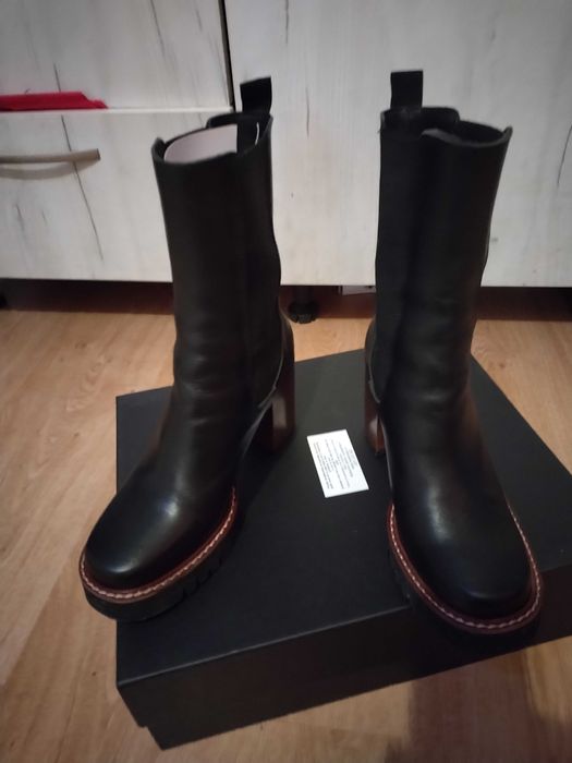 Botine dama din piele