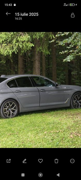 Bara spate, praguri, BMW G30,31 LCI Bernina Gray Amber, luxury