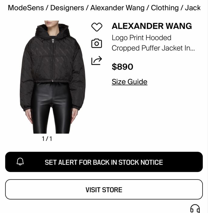 Оригинално яке Alexander Wang
