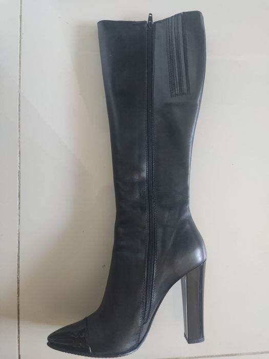 Cizme dama Pepper piele naturala înalte cu toc