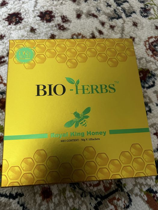Royal King Honey BIO-HERBS 100% Оригинал