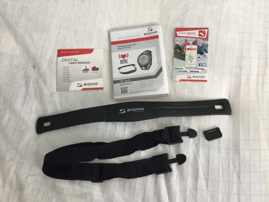 Спортен часовник Sigma PC 15.11 (пълен комплект)