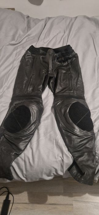 Pantaloni moto piele vanuci