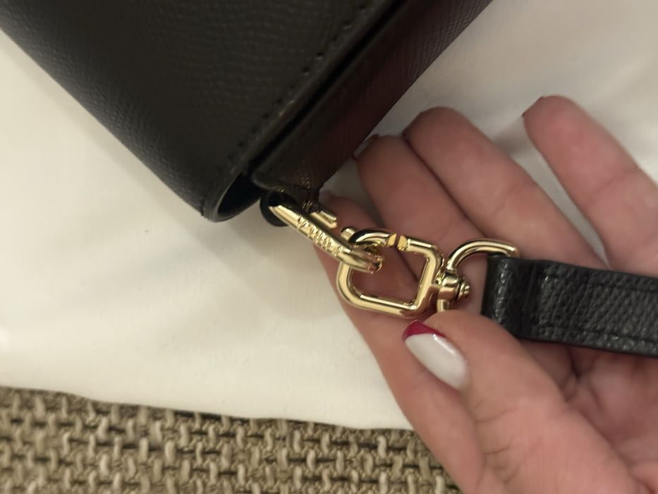 Furla черна чанта с дълга дръжка фурла