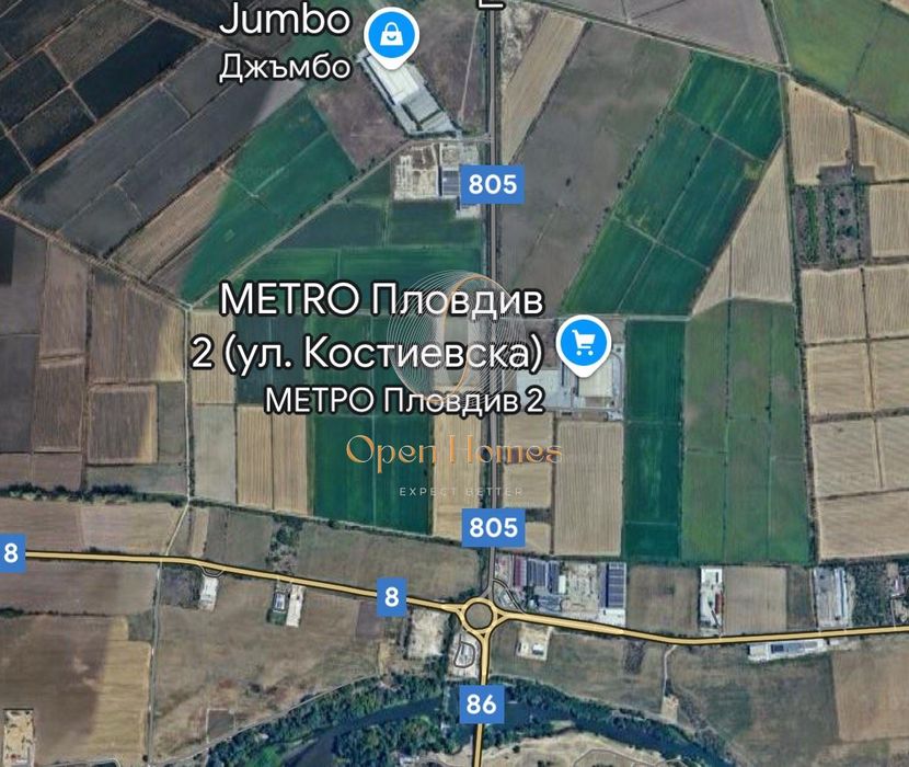 Продава се Парцел в с. Костиево, Област Пловдив - 3000 кв.м за 31 €/кв.м - Снимка #1