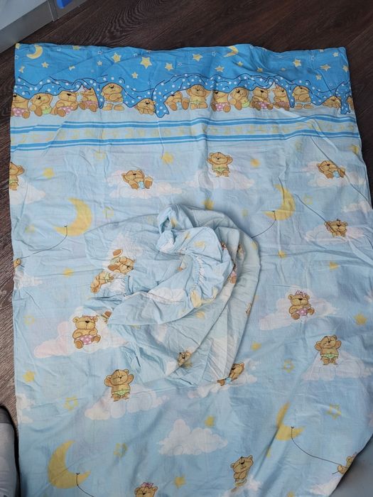 Постельное детское белье для кроватки!