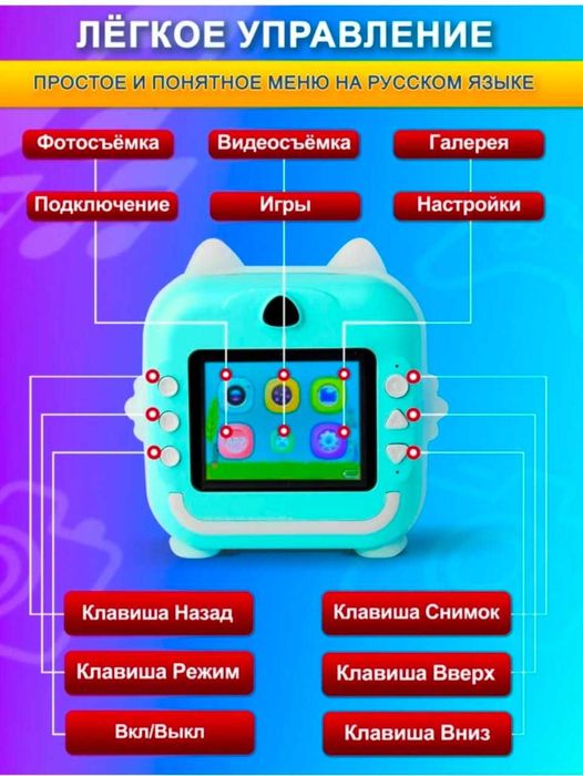 Фотоаппарат Котенек пластик