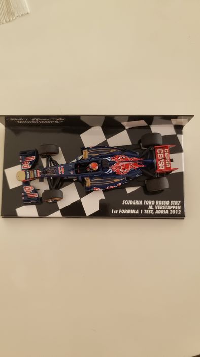 Toro rosso str7 Max Verstappen adria first F1 practise minichamps
