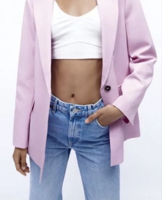 Дамско лилаво сако Zara