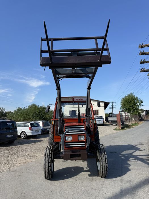 Vand sau schimb tractor Fiat Agri 70-90 cu incarcator frontal cu furca