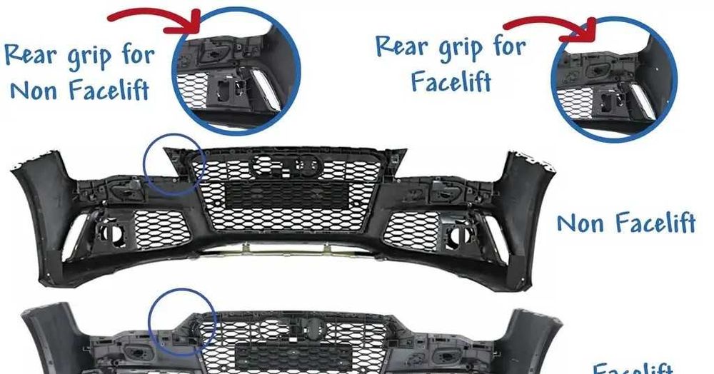 Bara Fata compatibil cu Audi A7 4G (2010-2014) RS7 Design cu Grile