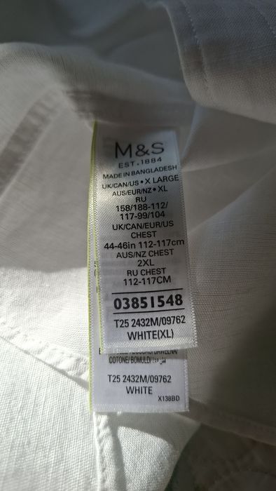 Льняная рубашка от Marks&Spenser