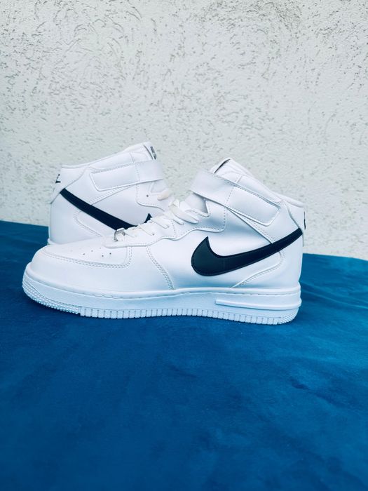 Ghete Nike AF1 alb