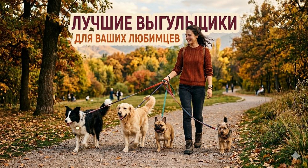 Выгул собак любой породы!!