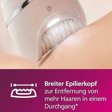 Епилатор Philips BRE715/00 Satinelle Advanced, 32 пинсети, 40 мин. работа