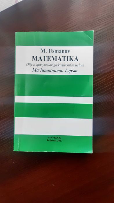 Matematika Usmonov | Ma'lumotnoma - 1