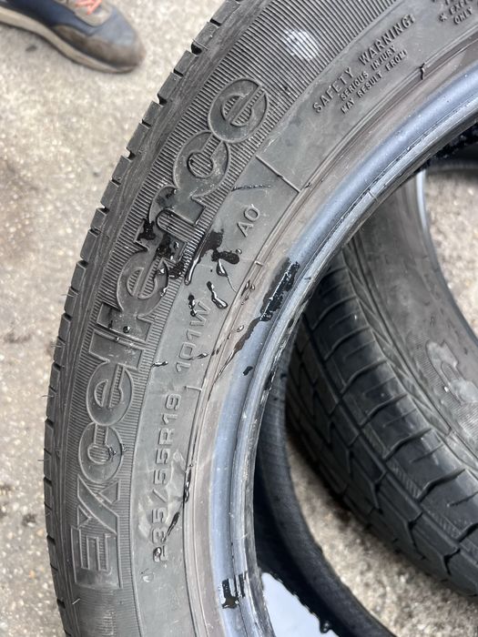 235/55 r19 goodyear de vara aproape nou -dot 2023-150 lei buc