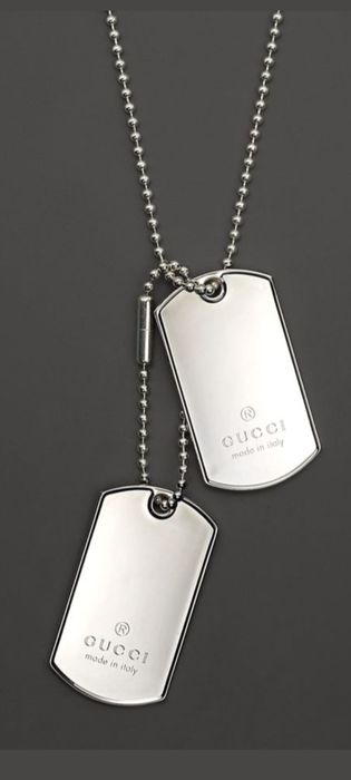 Colier argint marca Gucci