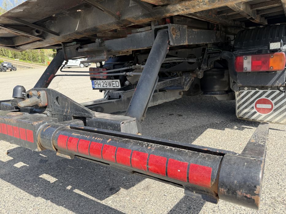 Autoplatforma mercedes atego macara furculita placa hidraulica perne