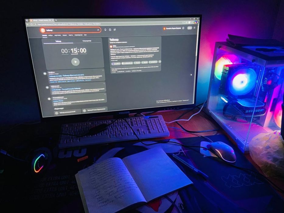 Игровой компьютер белый RTX4060