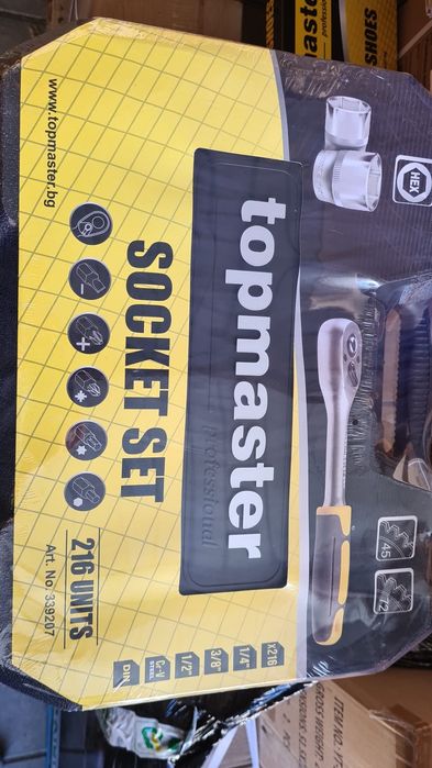 Trusa scule 216 pcs PROFI.Topmaster 216.Trusa chei.Noi