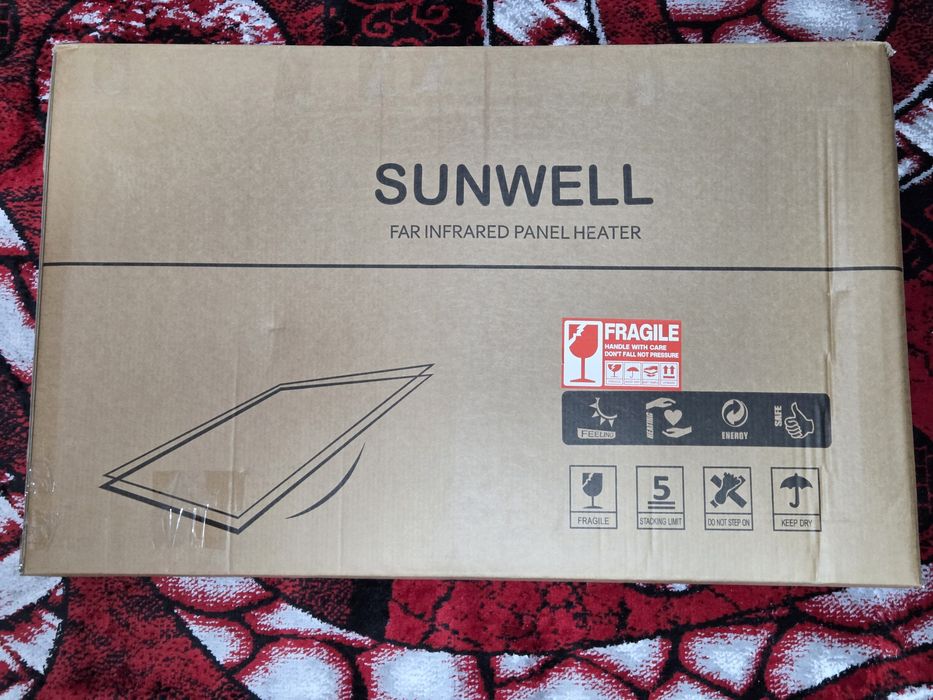 Panou radiant încălzire SUNWELL SW8 700W, cu termostat programabil