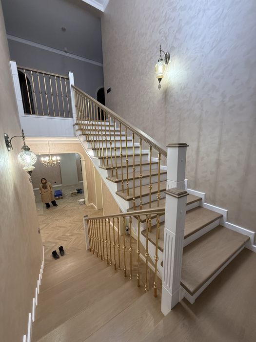 Лестницы обшивка из дерева