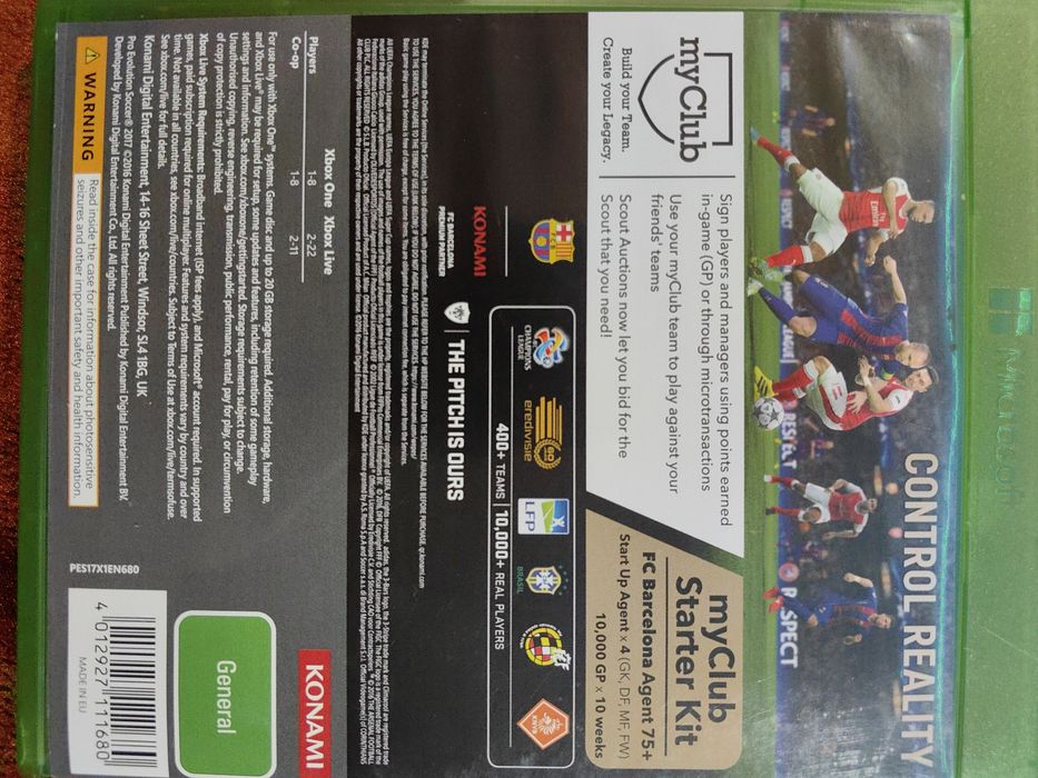 PES Pro Evolution Soccer 2017 Xbox one