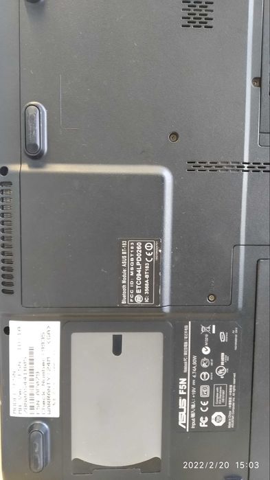 Лаптоп Asus F5N №21