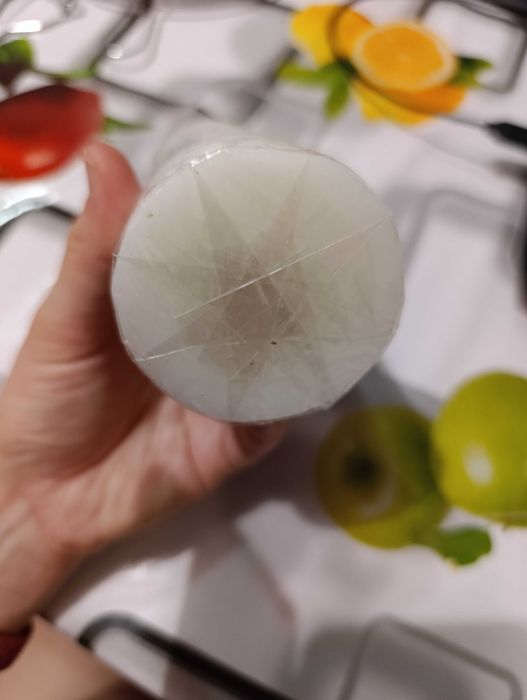 Свеча  новая 60х160 вкус кокоса /Coconut flavor candle 60x160