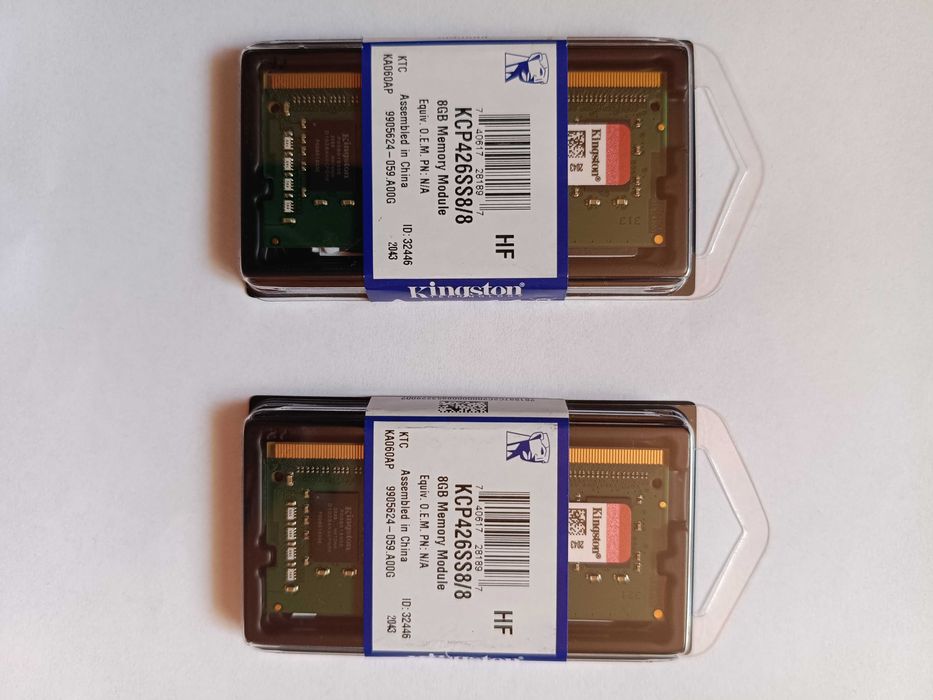 Memorie RAM SODIMM Kingston KCP426SS8/8 DDR4 8GB 2666MHz NOU / SIGILAT
